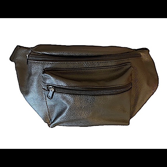 Faux Pebbled Leather Fanny Pack - Picture 1 of 1